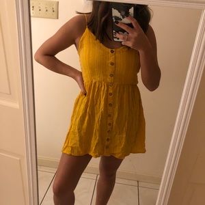Yellow sun dress